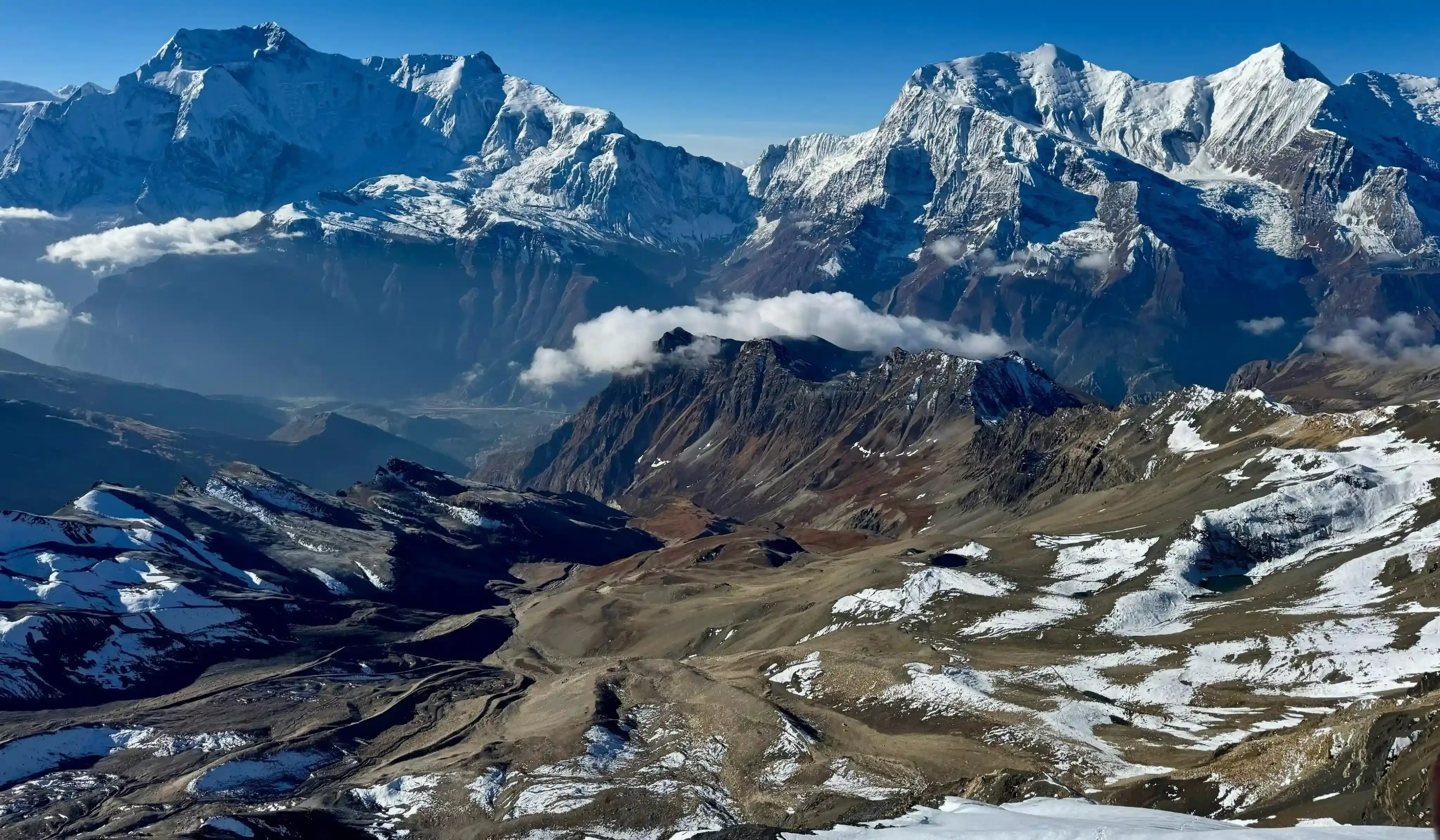 Himalayan views during expedition captured by North Nepal Trek